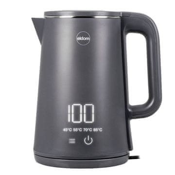 Eldom Eldom grelnik vode C515S, siva, 1.8 L, 2000W (ELD C515S)