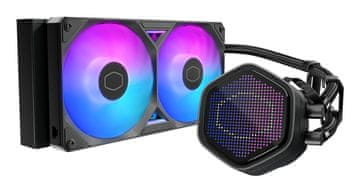 Cooler Master Cooler Master MasterLiquid Atmos II 240 Pixel LED Hladilnik za procesor, črna