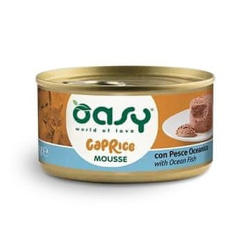 Oasy OASY Caprice Penina Mousse, morska riba - mokra hrana za mačke, 85 g