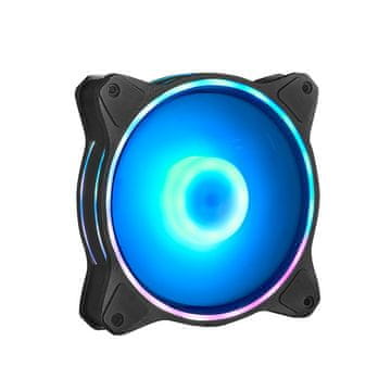 Chieftec Ventilator za ohišje Chieftec ZF-1425RGB, 14 cm, večbarvni
