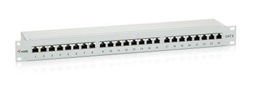 Equip Equip 24-Port Cat.6 Patch Panel, svetlo siva