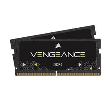 Corsair Corsair Vengeance 16GB (2x8GB) DDR4-2666 SO-DIMM RAM modul za prenosnik, črn