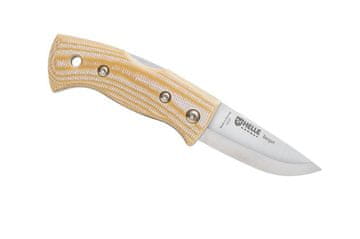 Helle Helle Berget nož, Beige Canvas Micarta, 12C27 jeklo