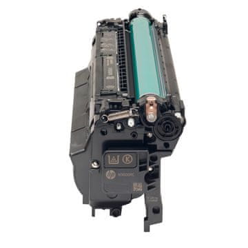HP 655A črn original LaserJet toner