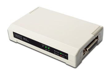 Digitus 2+1 Port Print Server, bel
