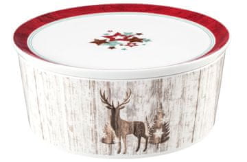 Seltmann Seltmann Weiden Life Christmas Posoda s pokrovko, 21 cm