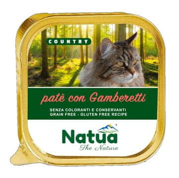 slomart NATUA Country Shrimp - Mokra hrana za mačke, 100g