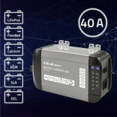 Qoltec Qoltec polnilnik akumulatorjev 40A, 12V