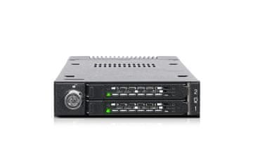 slomart Icy Dock ToughArmor MB834M2K-B ohišje za M.2 SSD, črno