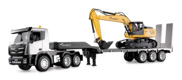 slomart Amewi G836E/G041E RC bager na električni pogon 1:24, rumena/črna/siva