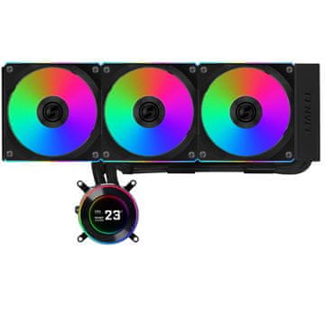 Lian Li Lian Li HYDROSHIFT II LCD-C 360CL ARGB AiO hladilnik CPU, črn