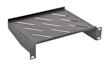 Lanberg LANBERG polica za 10" omare (1U, 254x180mm, črna)
