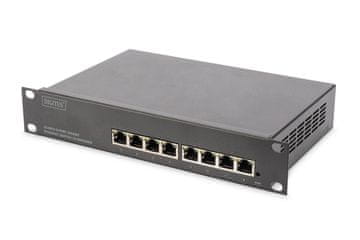Digitus Digitus DN-10049 omrežni stikalo 8-Port Gigabit L2+ Managed, črno
