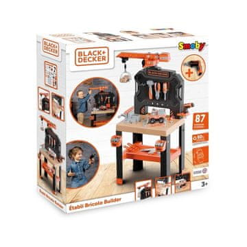 slomart Wood & Blocks delovna miza z orodji B+D