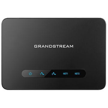 slomart Grandstream HT812v2 VoIP Adapter, 2 FXS, Gigabit Ethernet, črn