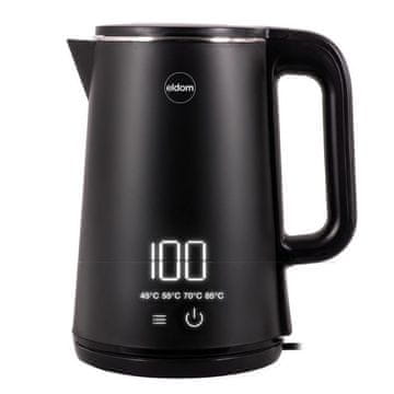 Eldom ELDOM C515C brezžični grelnik vode, 1.8L, 2000W, črn