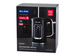BLACK Električni kuhalnik vode BLOW WI-FI TUYA 2500W, črn, 1.7L