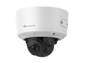 Level One LevelOne Gemini Zoom IP nadzorna kamera, 8 MP, H.265, PoE 802.3Af, IR LED, bela