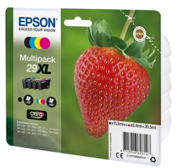 EPS Epson Strawberry Multipack 4-barvno polnilo s črnilom 29XL Claria Home Ink