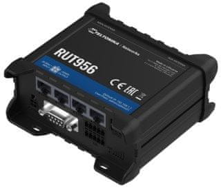 Teltonika Teltonika RUT956 industrijski usmerjevalnik (router) črn, DIN-rail montaža