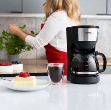 MPM Aparat za kavo MPM MKW-12, črn, 1.25L