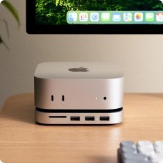 Satechi Satechi Stojalo Hub za Mac Mini (M4), Srebrna