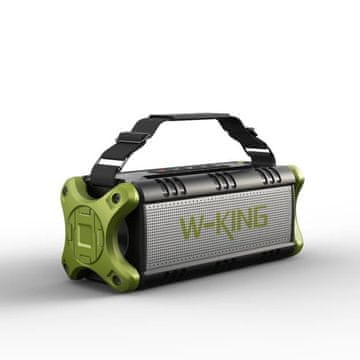 W-King W-KING D8 prenosni Bluetooth zvočnik, stereo, zelen