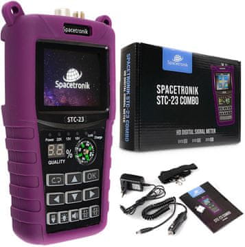 slomart Spacetronik STC-23 VF6800 Merilnik satelitskega signala, DVB-S2+T2/C
