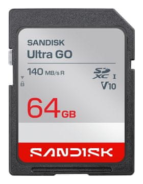 SanDisk SanDisk Ultra GO 64 GB SDXC UHS-I pomnilniška kartica