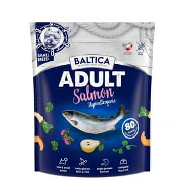 EXCELLENT BALTICA Excellent Hypoallergenic Adult Small breeds losos - suha hrana za pse, 1kg