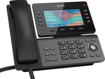 SNOM Snom D862 IP telefon, črn, z LCD zaslonom