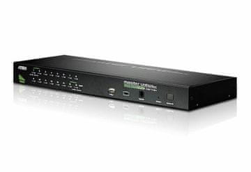 ATE ATEN CS1708A KVM stikalo 16-portno USB/PS2 VGA z USB priključkom