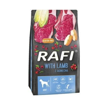 dnt RAFI s jagnjetino - suha hrana za pse, 3kg