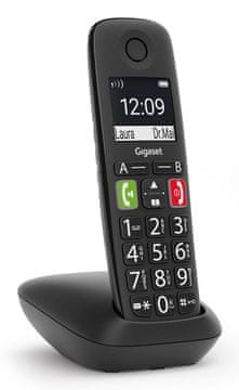 slomart Brezžični telefon Gigaset E290 z ID klicatelja, GIS