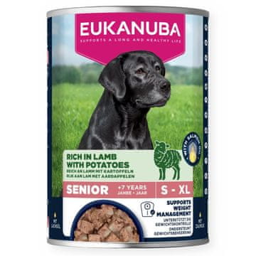 Eukanuba Eukanuba Life Care Senior mokra hrana za pse z jagnjetino in krompirjem, 400 g
