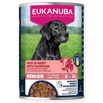 Eukanuba EUKANUBA Life Care Senior pasja hrana, govedina z bučo, 400g