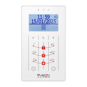 slomart BCS PULSON LCD/S WH domofonski sistem, 7" LCD, bel