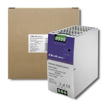 slomart Qoltec 50997 Napajalnik za DIN letev 240W 24V 10A