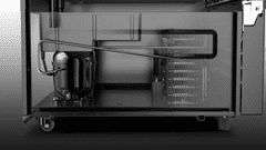 Hisense CPC381N7ABD hladilna vitrina, črna