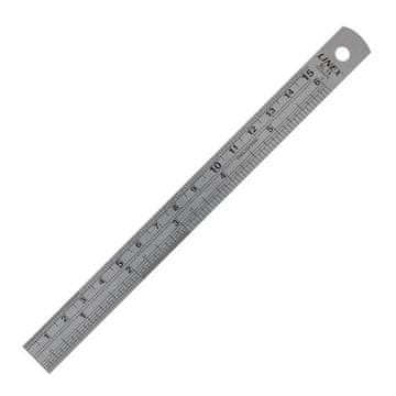 Linex Jekleno ravnilo za rezanje, 15 cm