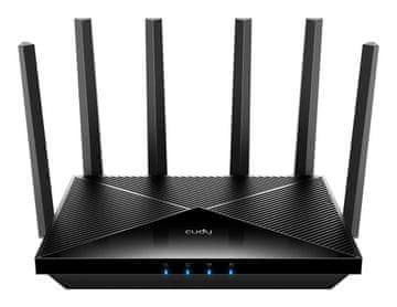 Cudy Cudy WR11000 brezžični usmerjevalnik Tri-band 2.5GbE, črn