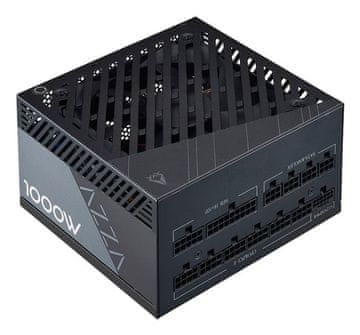 AZZA Azza Platinium napajalnik 1000 W ATX, črn