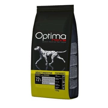 OPTIMAnova OPTIMANOVA Adult Digestive Rabbit & Potato suha hrana za pse 12kg