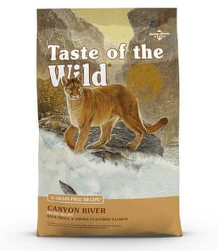 slomart TASTE OF THE WILD Canyon River suha hrana za mačke, 2 kg
