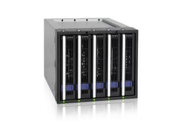 slomart Icy Dock MB155SP-B montažna polica za 5x 2.5" SATA pogone, črna