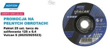 slomart Norton Vulcan brusna plošča 125 x 6,4 mm, A30S