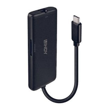 Lindy Lindy DST-Mini USB-C Docking Station, 4K, 100W PD