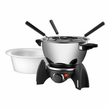 Uno Unold Electric Fondue 0.8L, za 6 oseb, nerjaveče jeklo