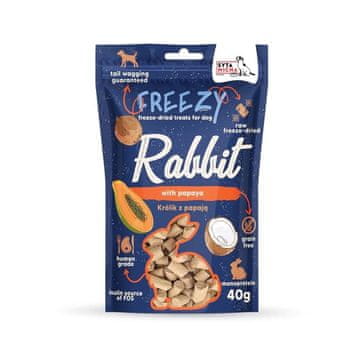 Syta Micha SYTA MICHA Pasja poslastica Freezy Rabbit with papaya - 40g