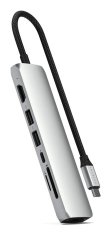 Satechi Satechi USB-C 7-v-1 Slim Multi Port Adapter Srebrn